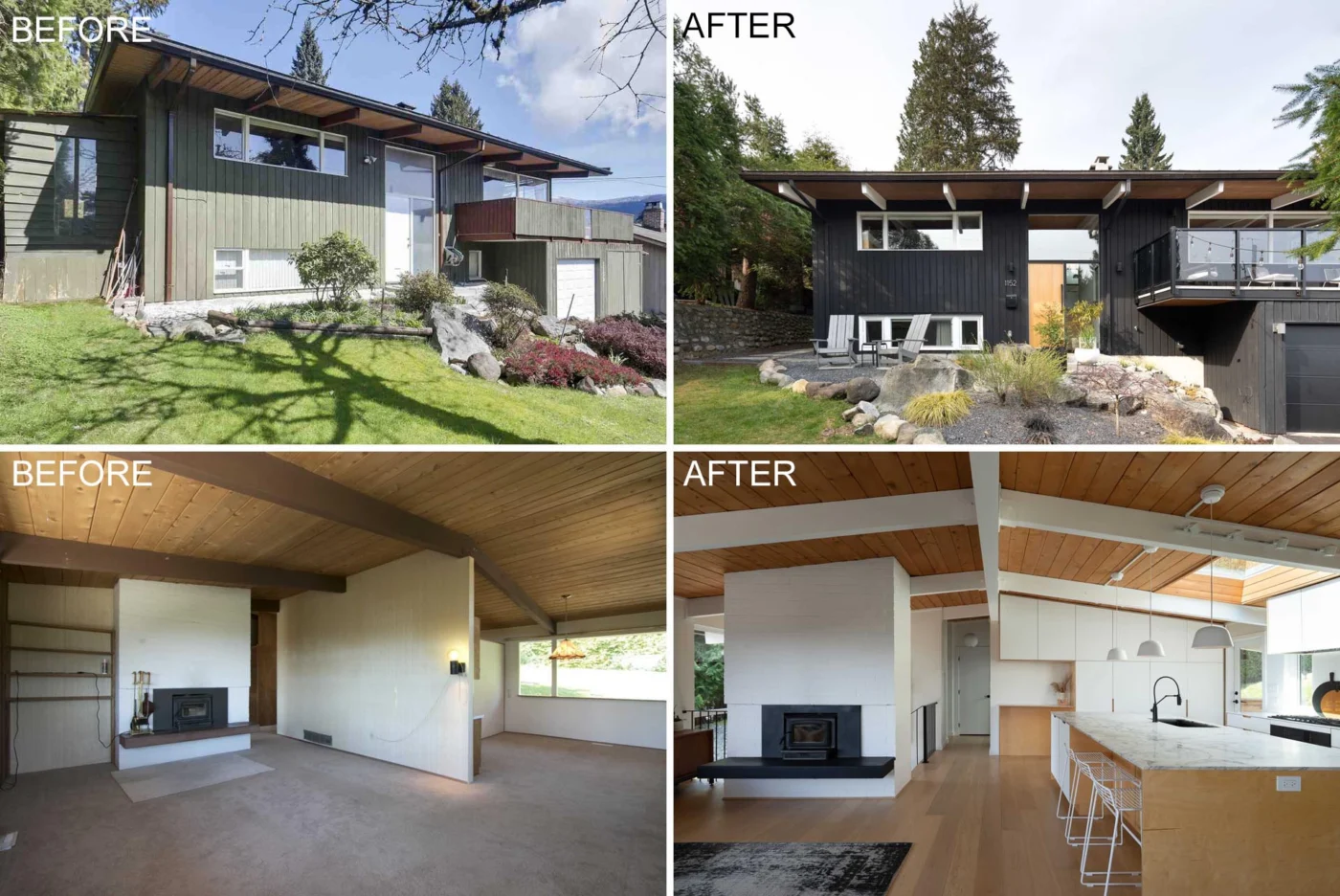 Before and After: A Mid-Century Modern Home Remodel in Vancouver