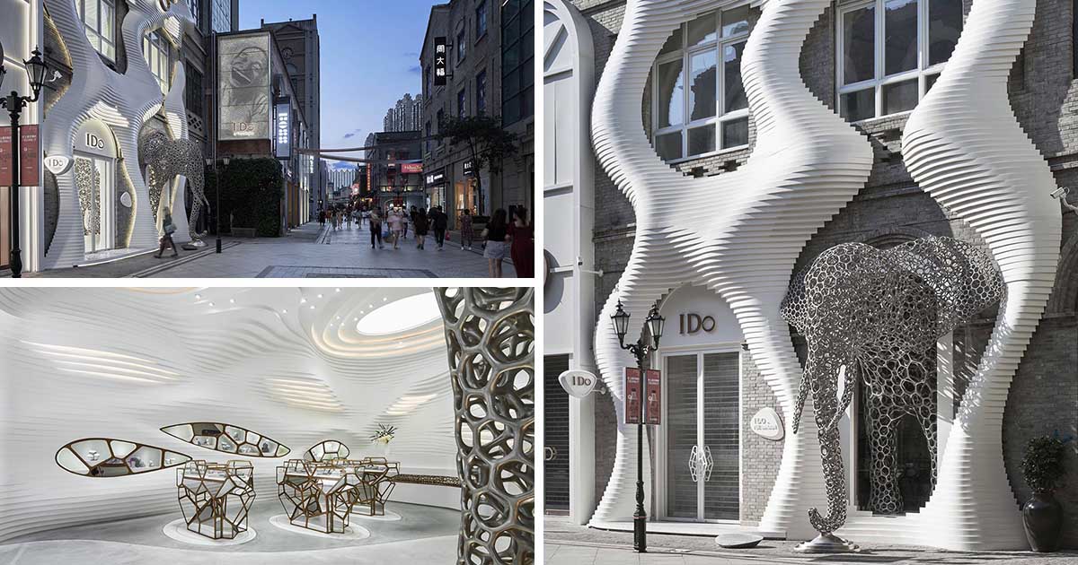 the-sculptural-facade-of-this-store-offers-a-hint-of-what-is-inside