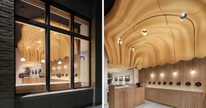 a-sculptural-ceiling-inspired-by-flowing-chocolate-can-be-seen-inside-this-store