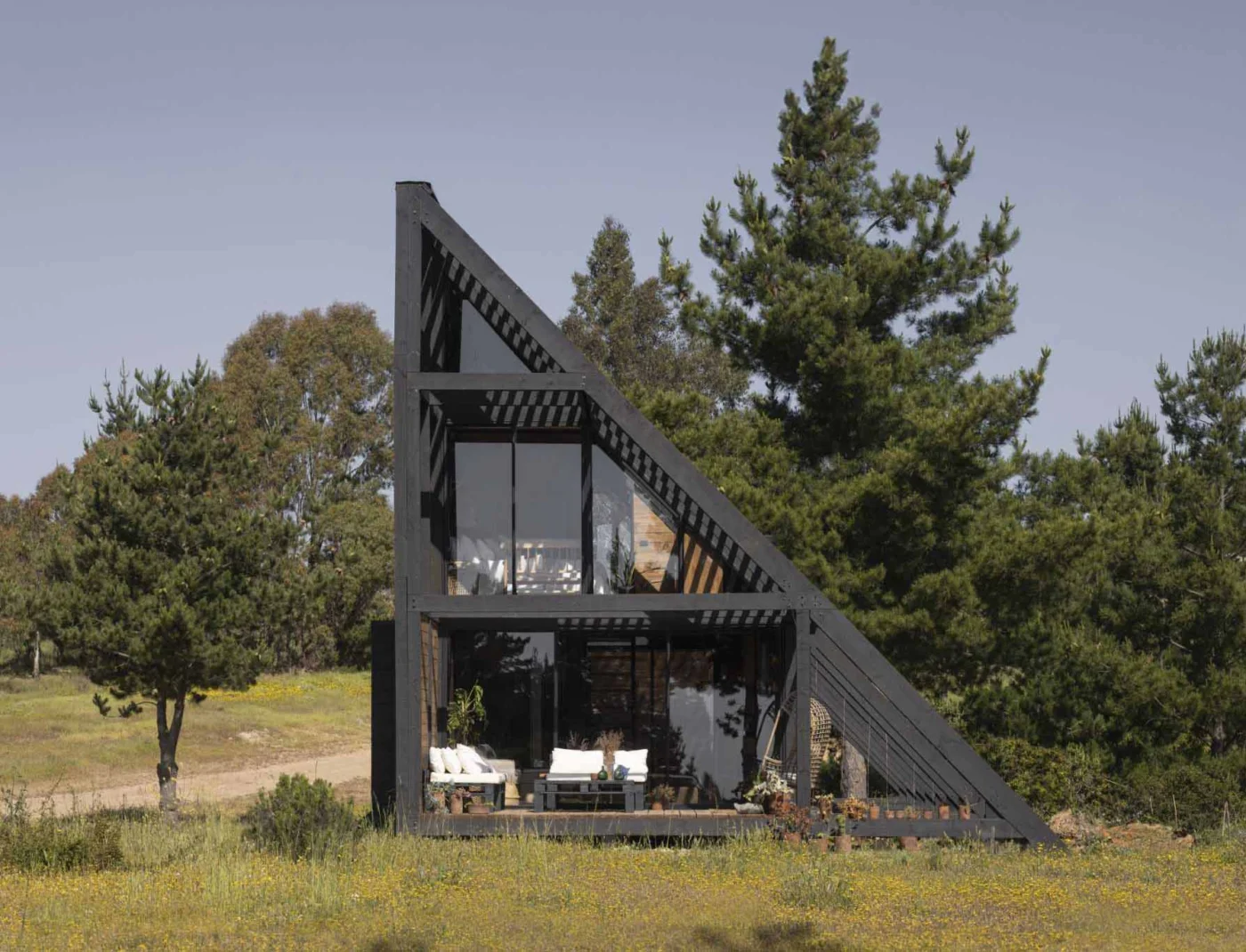A Wedge-Shaped House