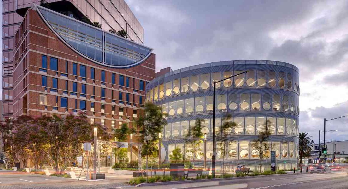 round-windows-cover-the-exterior-of-this-new-library